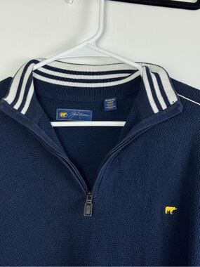 Jack Nicklaus Classic Navy Quarter Zip, Size XL